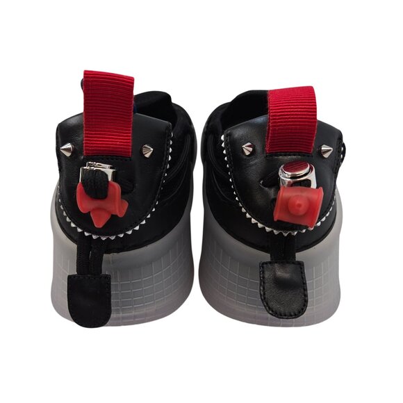 NWT/NIB Christian Louboutin Men's Arpoador Flat Black Sneakers Size 40/US Size 7 - Picture 9 of 14